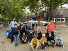 Die Polizei zu Gast bei der AG-Glück!
